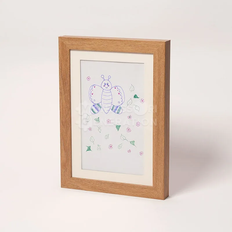 Montessori Keepsake Frame: Displaying Child Art