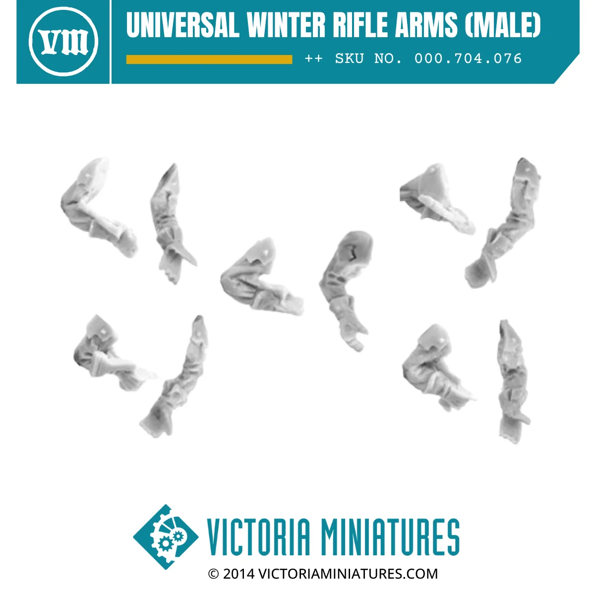 Brazos de Rifle de Invierno Universal (masculino)