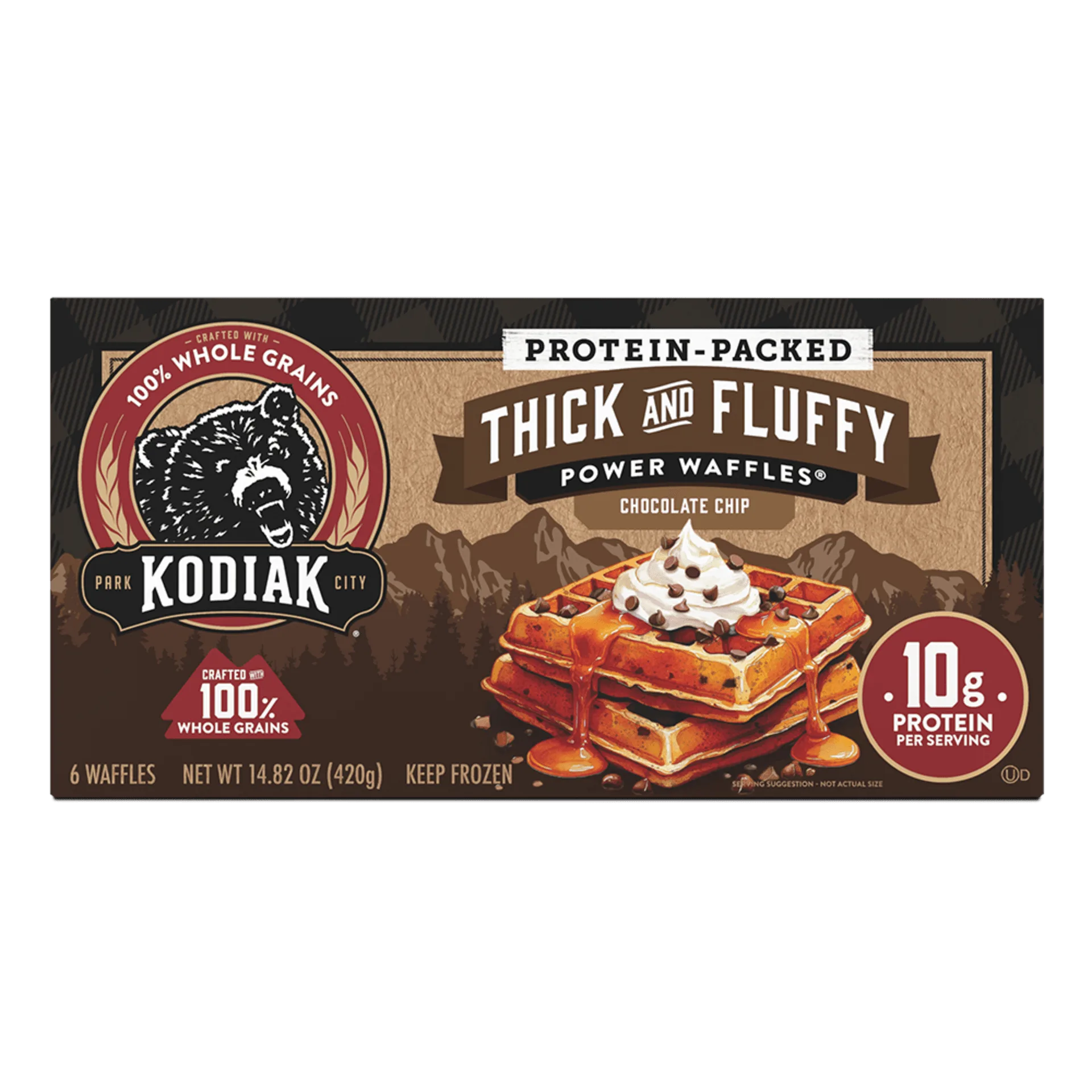Chocolate Chip Thick & Fluffy Power Waffles