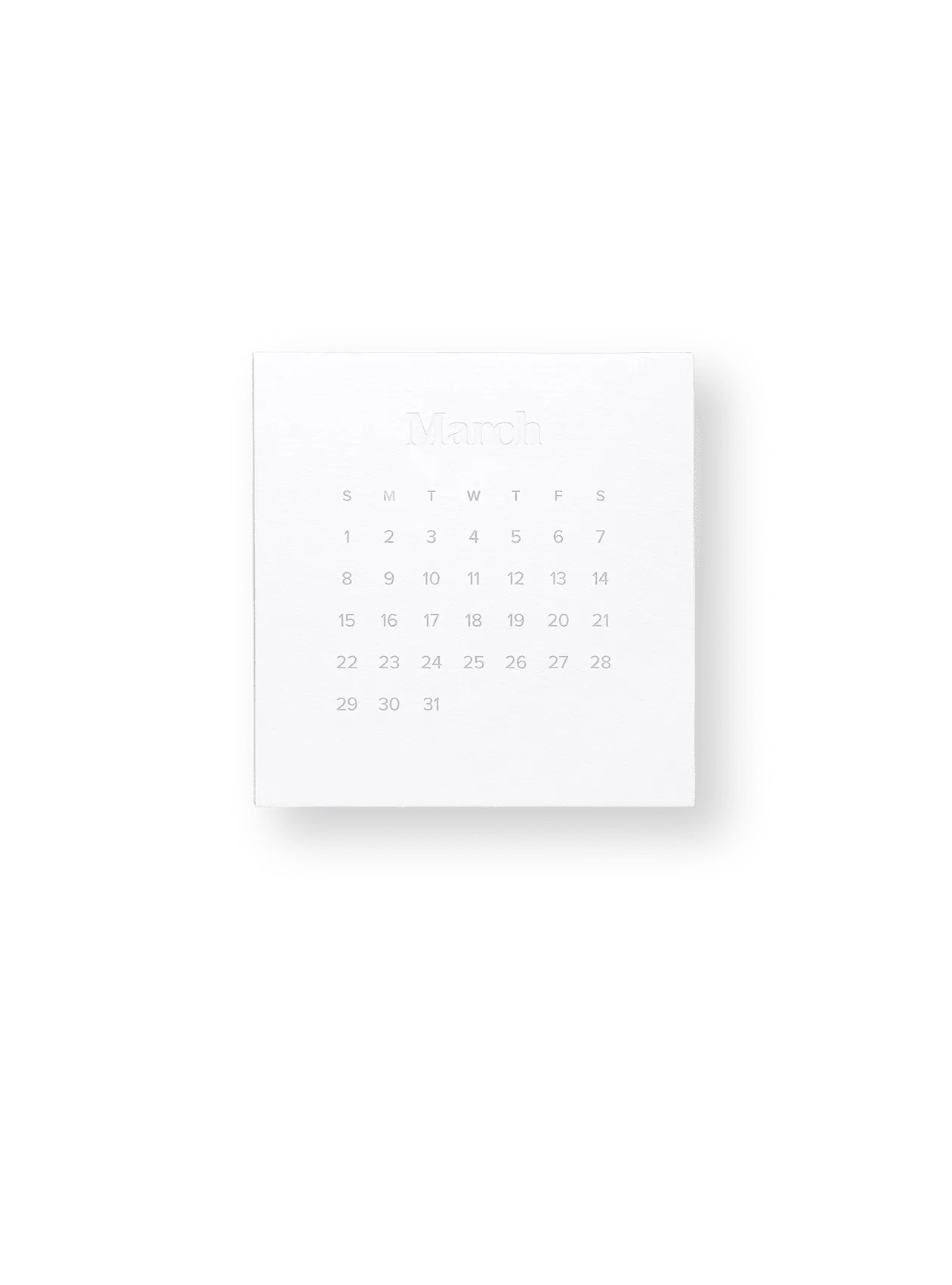 2026 Desk Calendar Cards