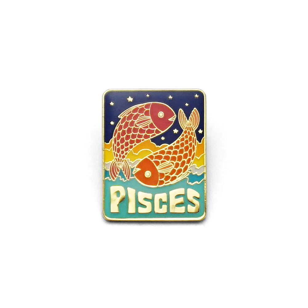 Pin de esmalte Piscis