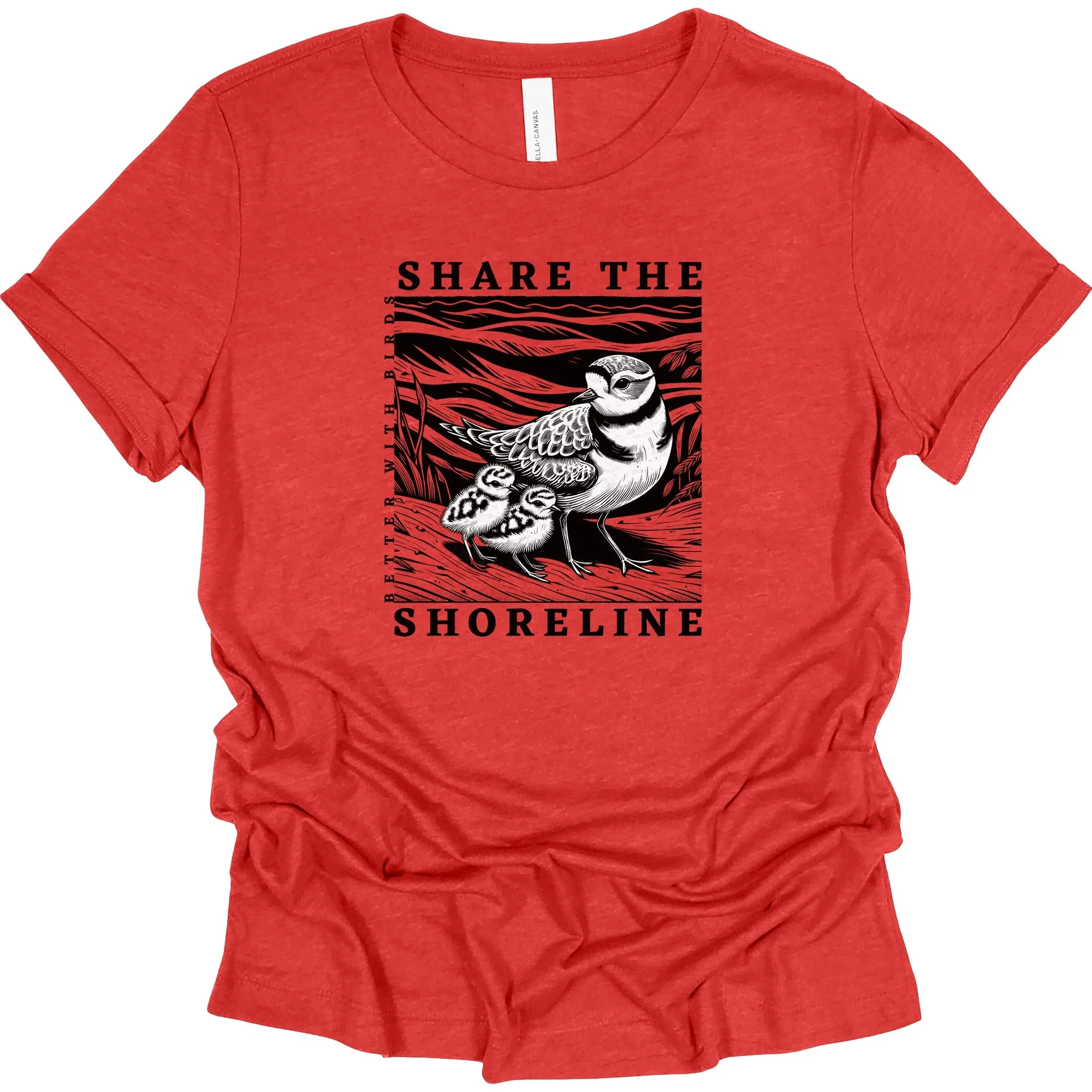 Share the Shoreline Plover Women's Relaxed T-Shirt