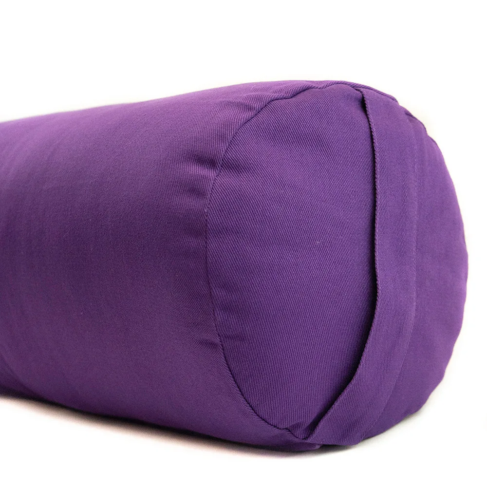 MaxSupport Deluxe Round Cotton Yoga Bolster