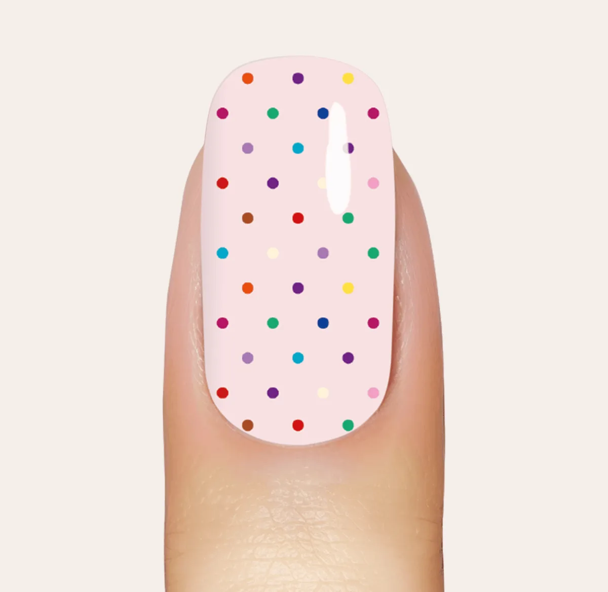 Come applicare le nail wrap in gel UV Sugar Confetti per un look festivo