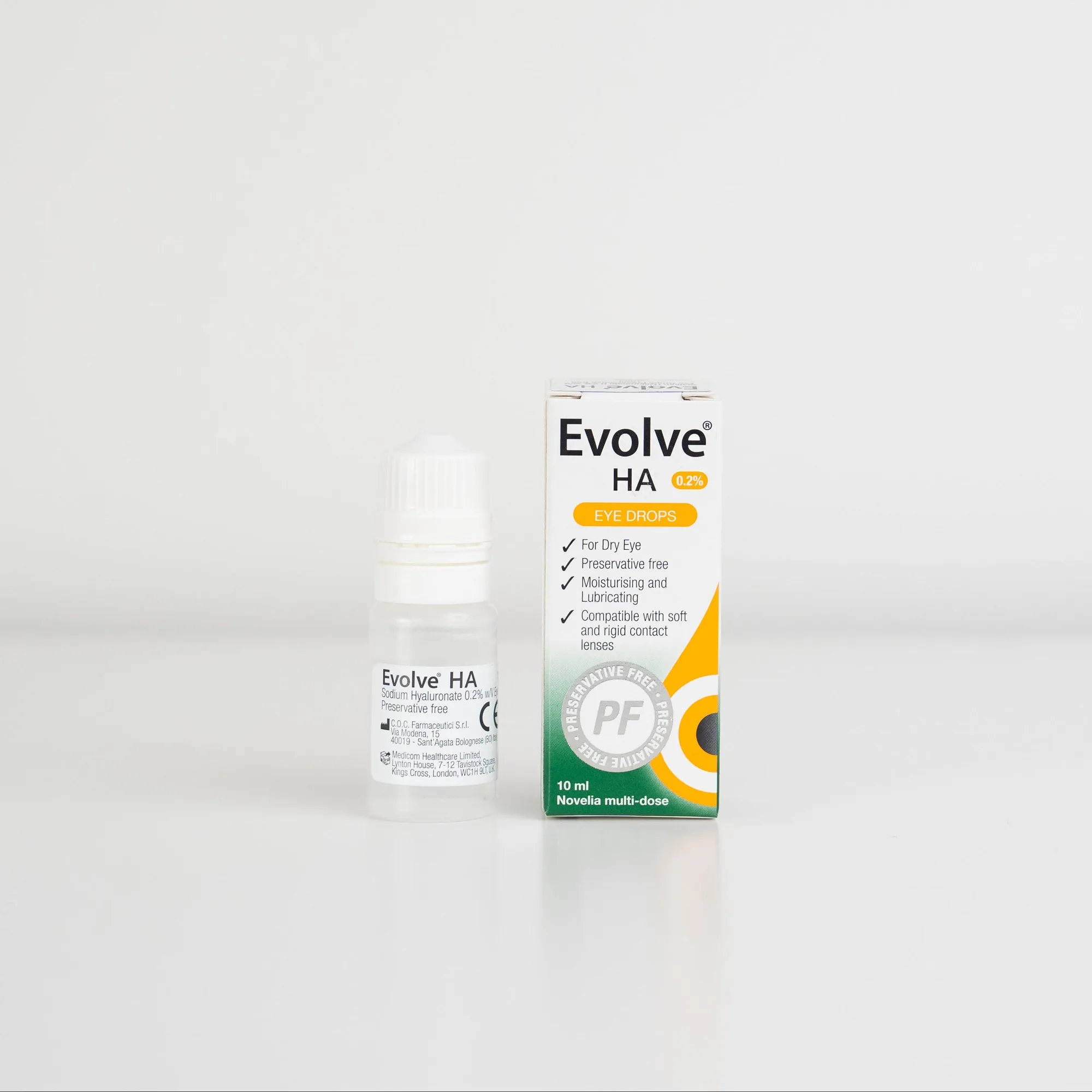 Evolve HA 0.2% Preservative Free Eye Drops - 10ml