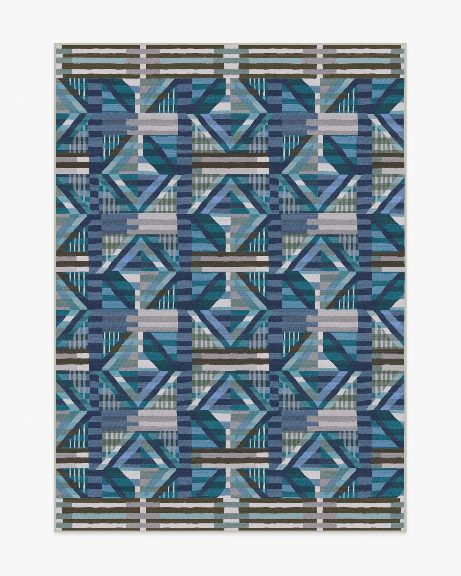 Paloma Blue Outdoor Rug