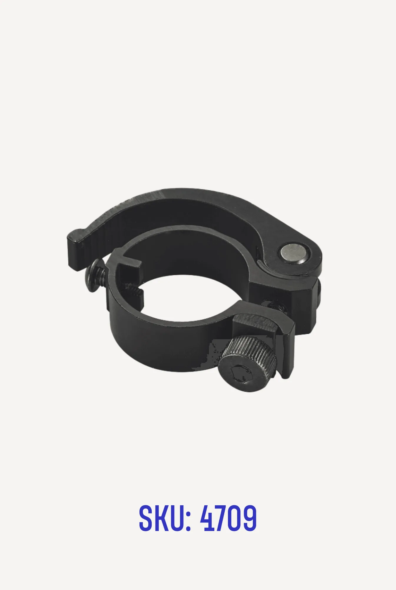 Parts: Black handlebar clamp for Speed Deluxe and Classic