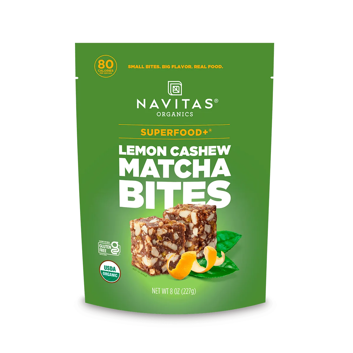 Superfood+ Lemon Cashew Matcha BITES