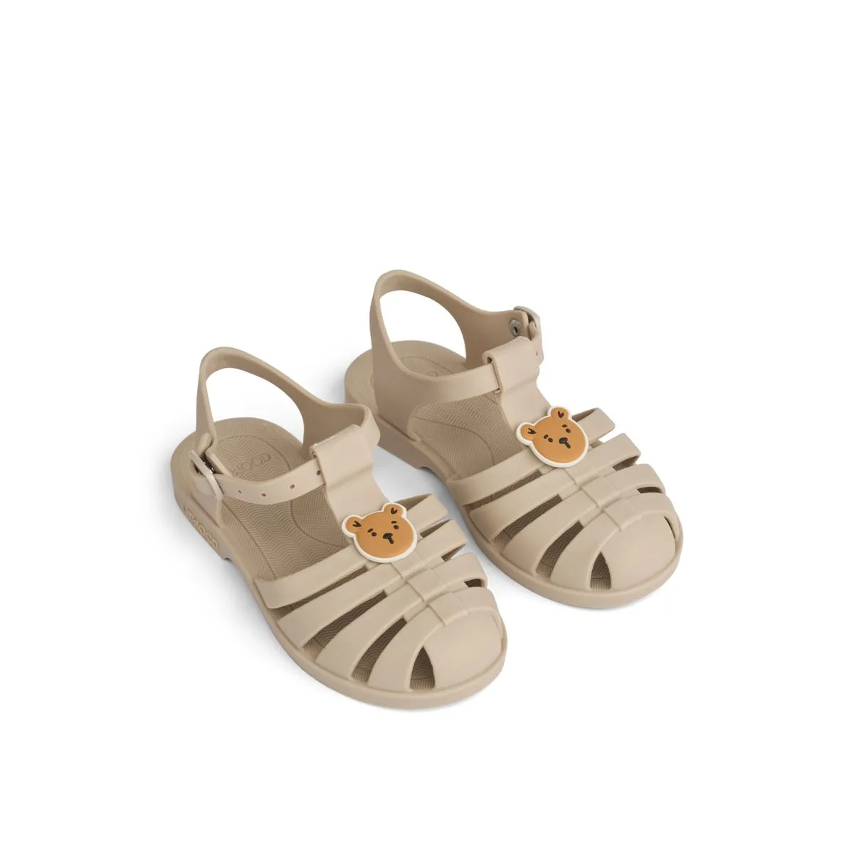 Bre Beach Sandals with Charms - Bear / sandy