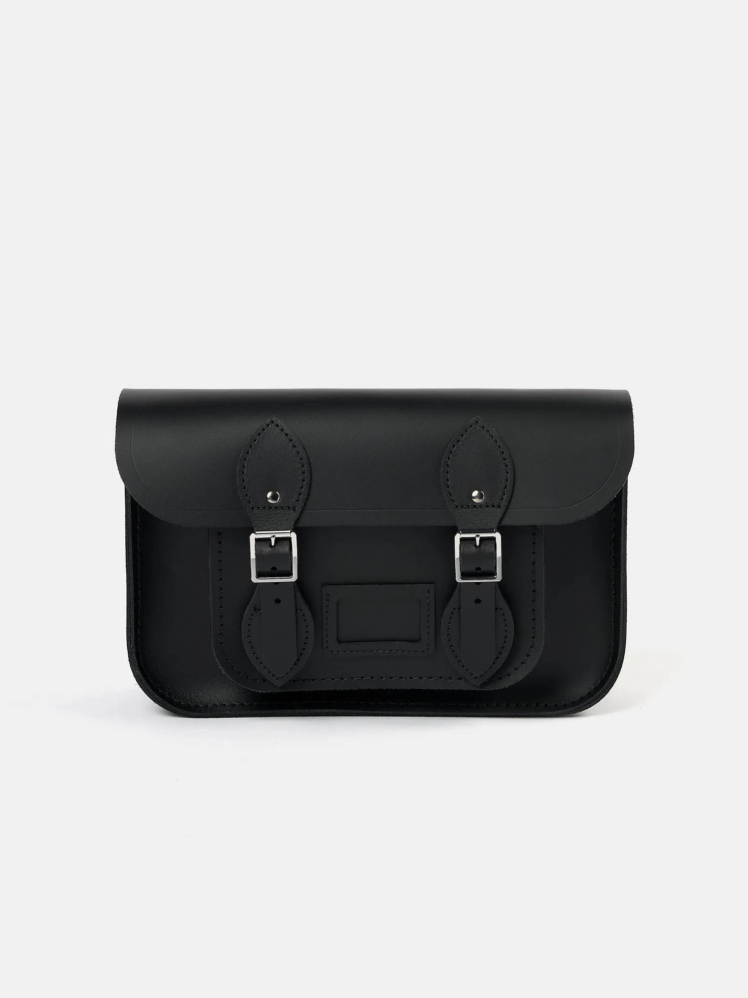 The Satchel Shoulder Bag - أسود