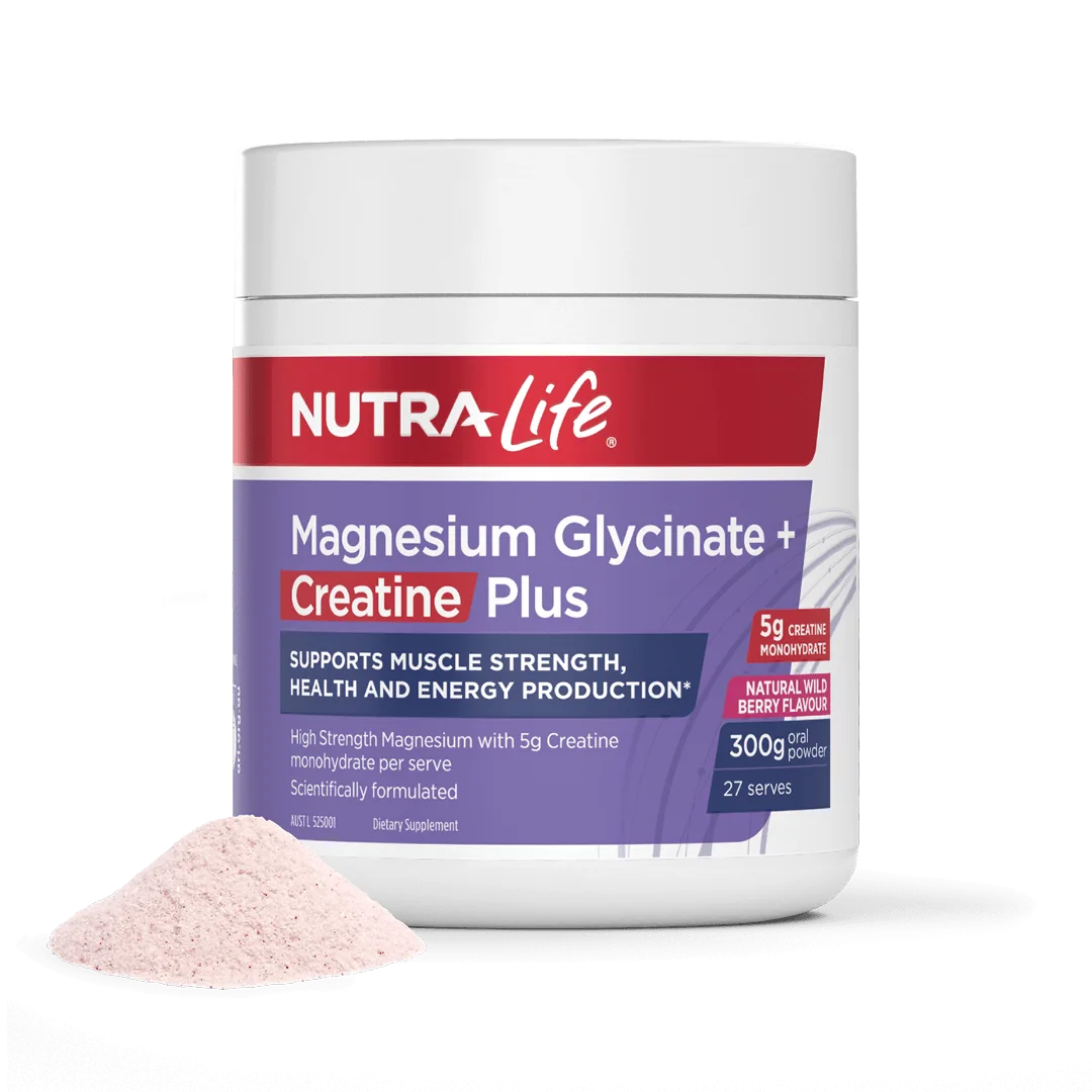 Magnesium Glycinate + Creatine Plus 300g Powder