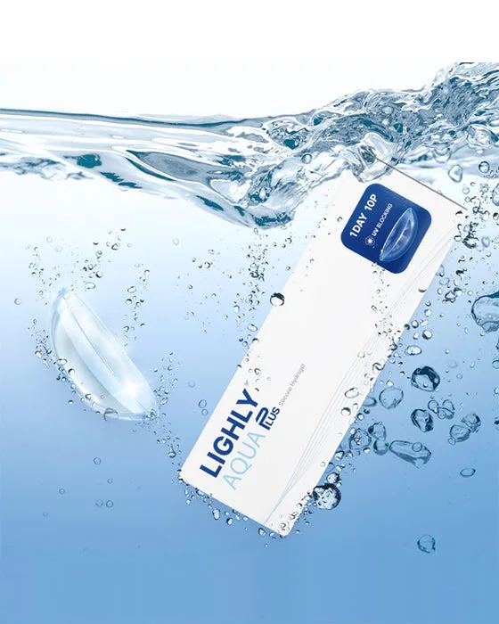 Lighly Aqua Plus 10p vs Lighly Clear : Choix quotidien de lentilles