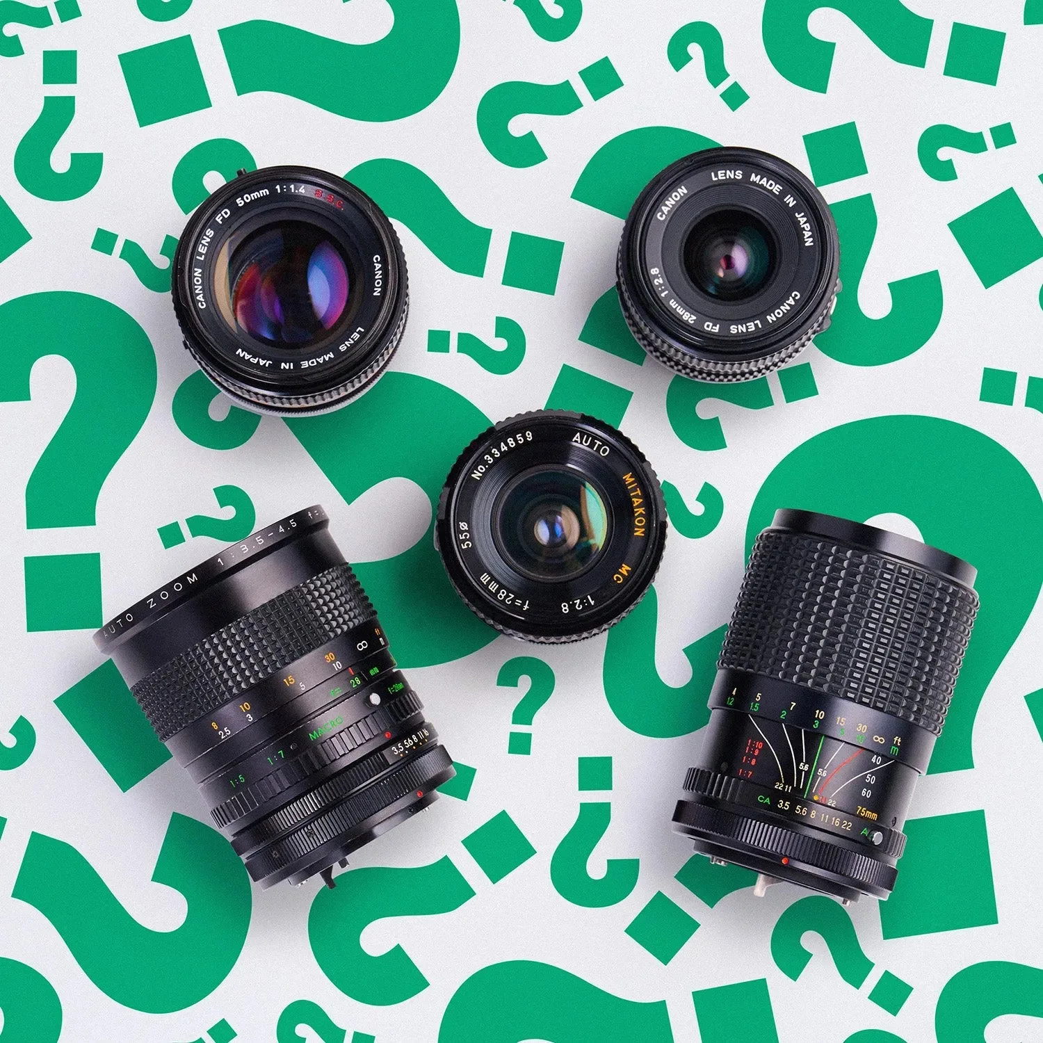 Mystery Lens Blind Box | Manual Focus Film Camera Lens for SLR Cameras
