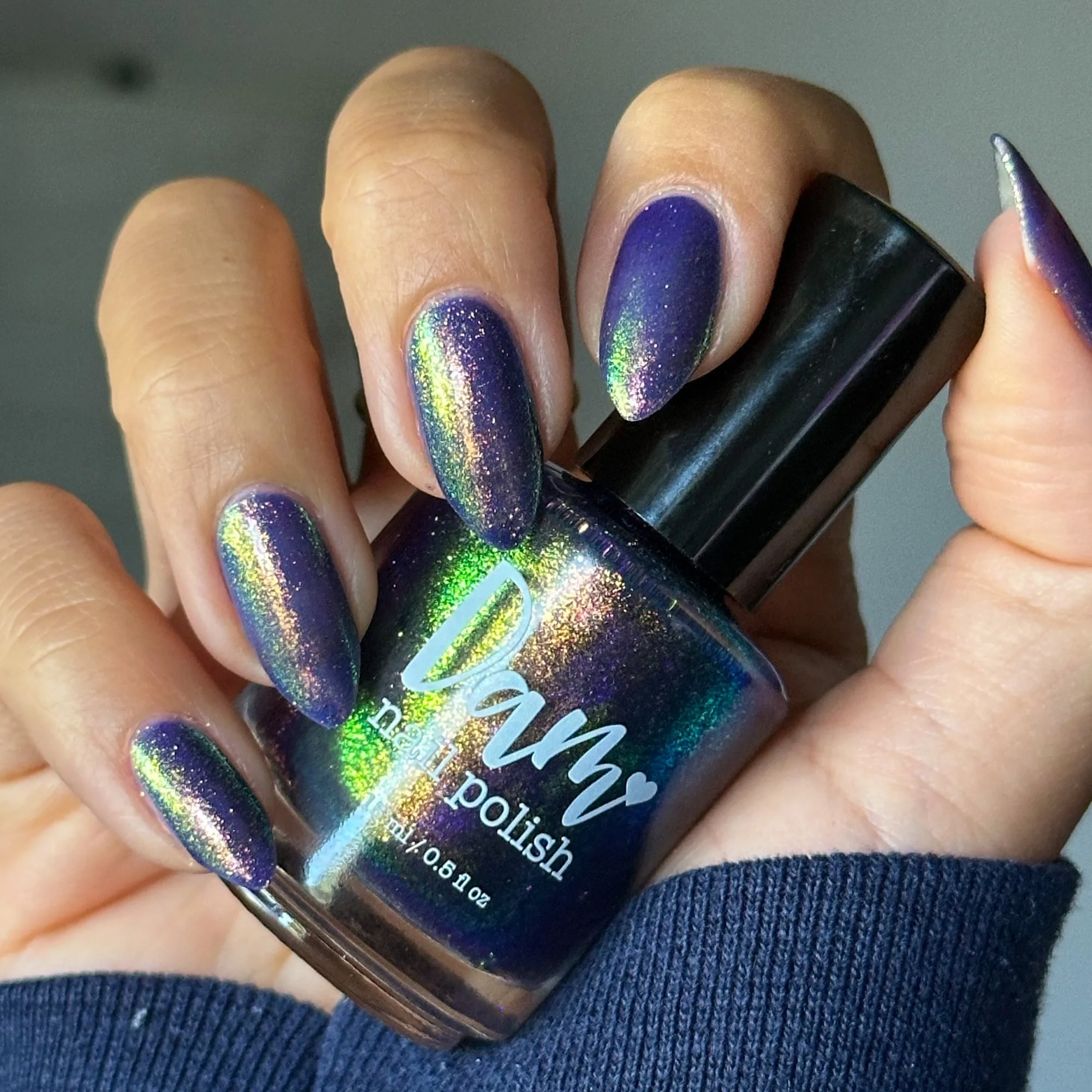 Sandman - Blurple Purple Shimmer Nail Polish - Bonus Track Collection