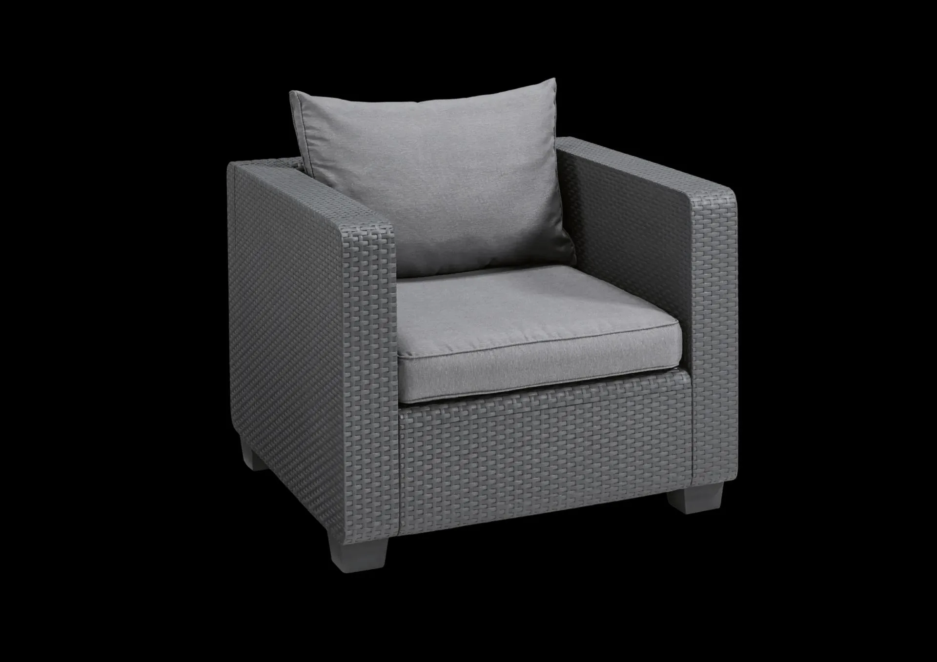 Salta Outdoor Lounge Chair - Graphite