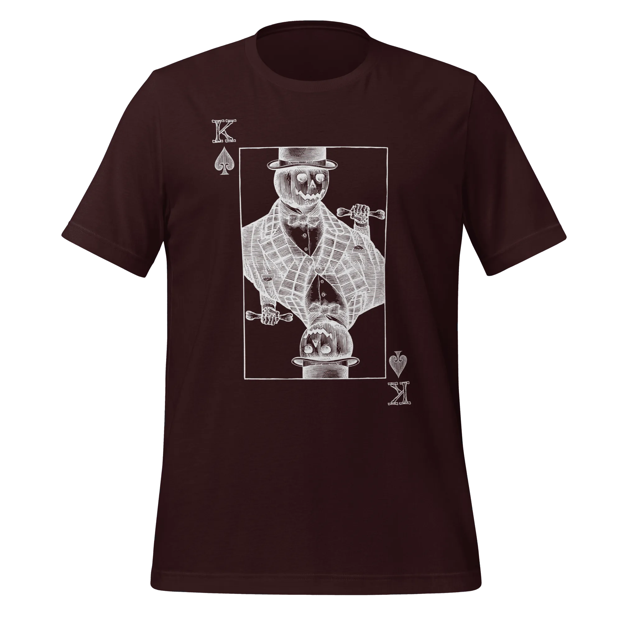 Fulton's October V2 Pumpkin King of Spades T Shirt