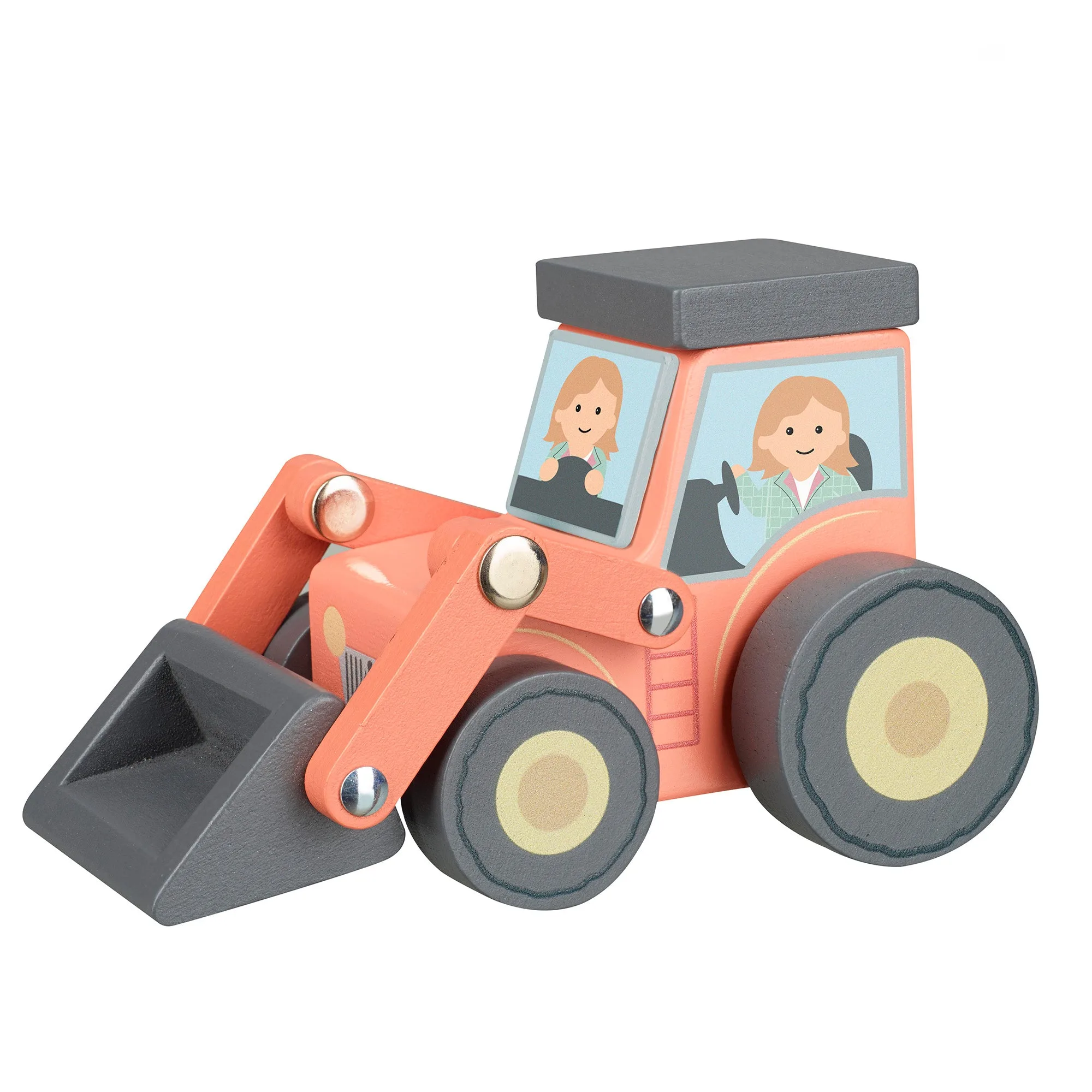 Boerderijtrekker vs bouwbare graafmachine voor peuters