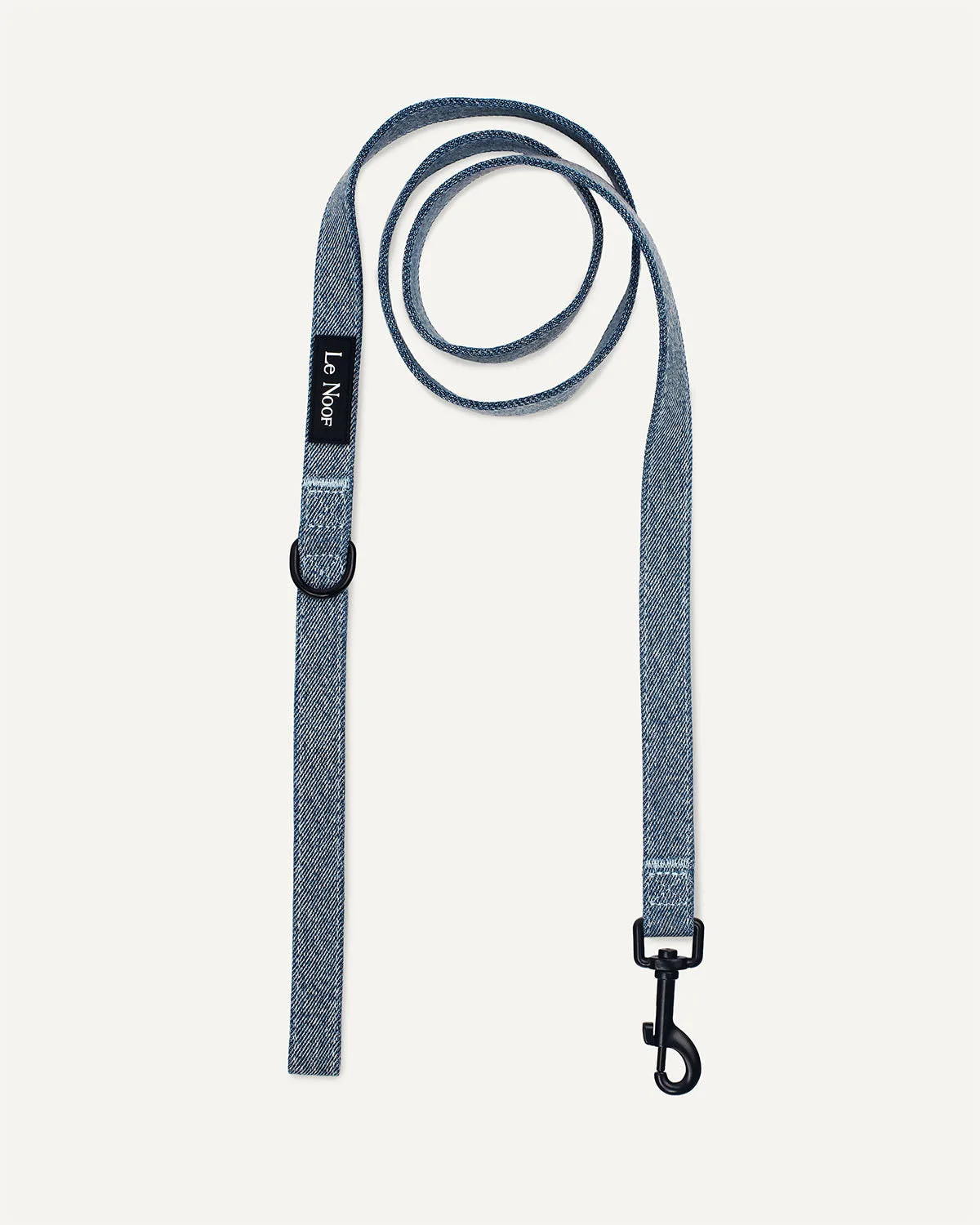 Light Blue Denim Dog Leash