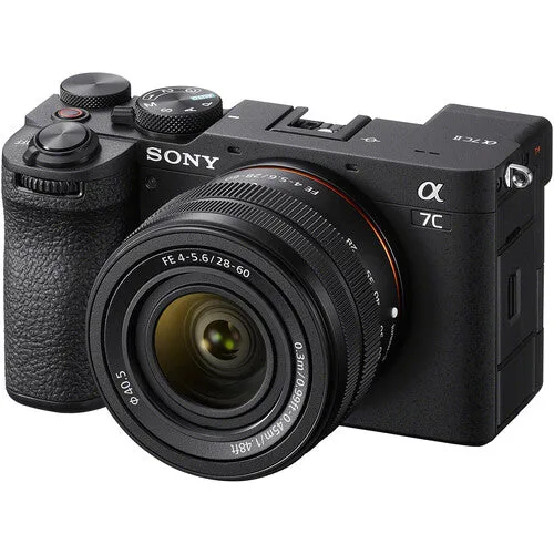 Sony A7C II Body with (28-60mm) Black + Extra Sony NP-FZ100 Battery