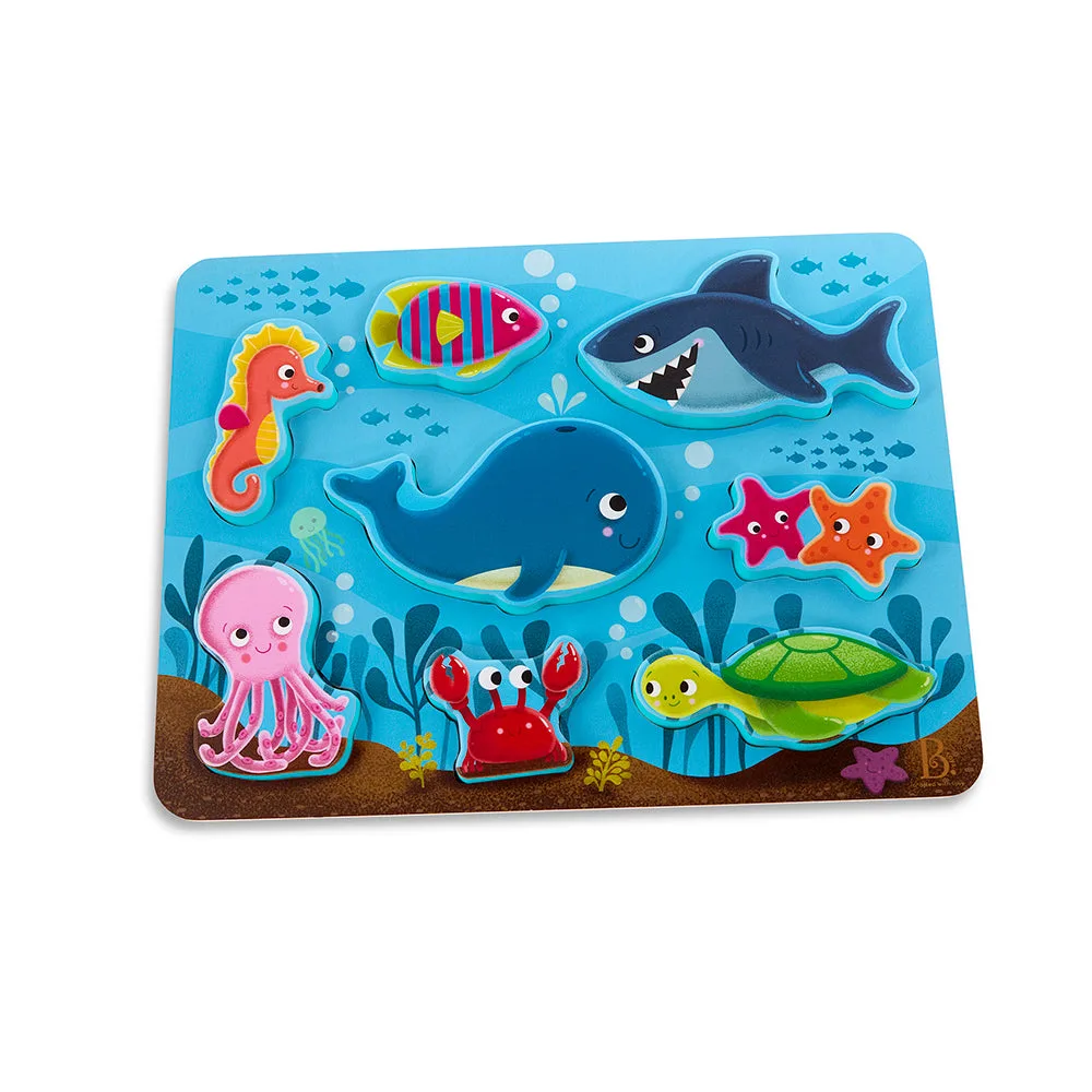 Peek & Explore Unter dem Meer: Klapp-Puzzle für Kleinkinder