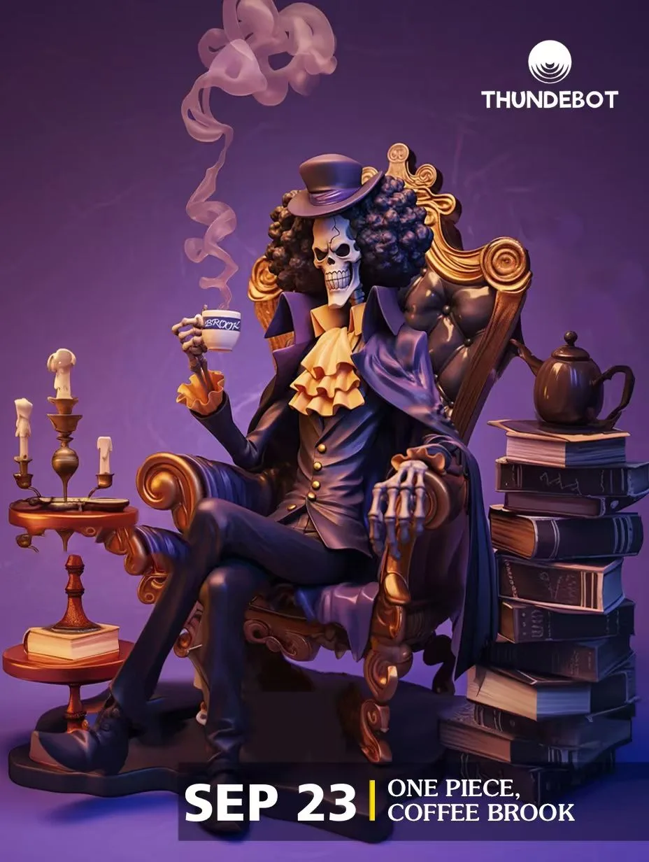 Coffee Brook - 원피스 스태츄 - THUNDEBOT Studio