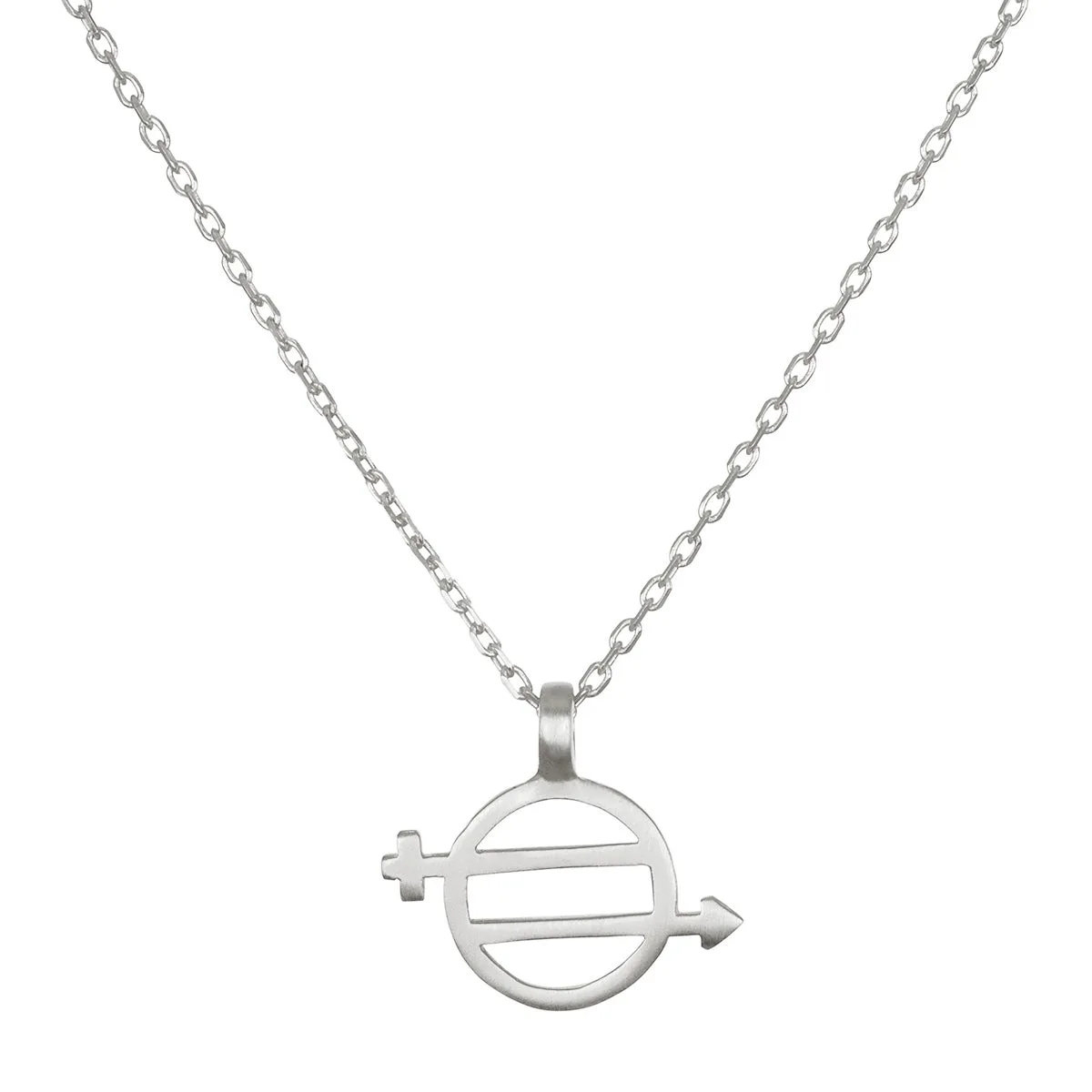 Collier Égalité Argent Equal Means Equal