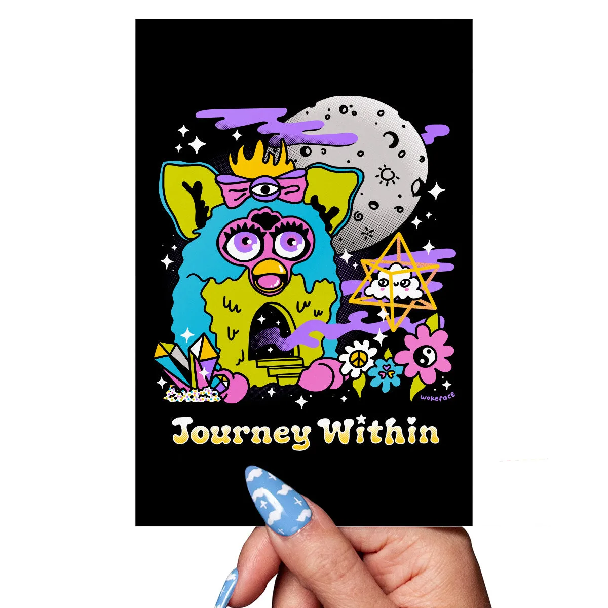 Journey Within Furby Postcard
