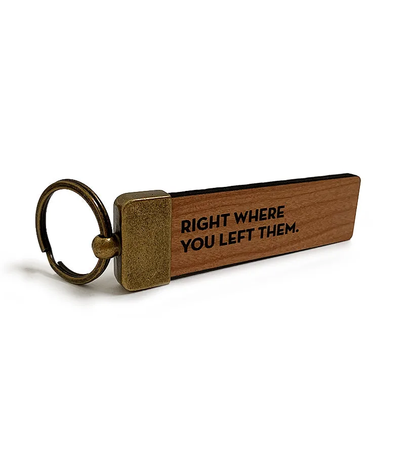 left them key tag