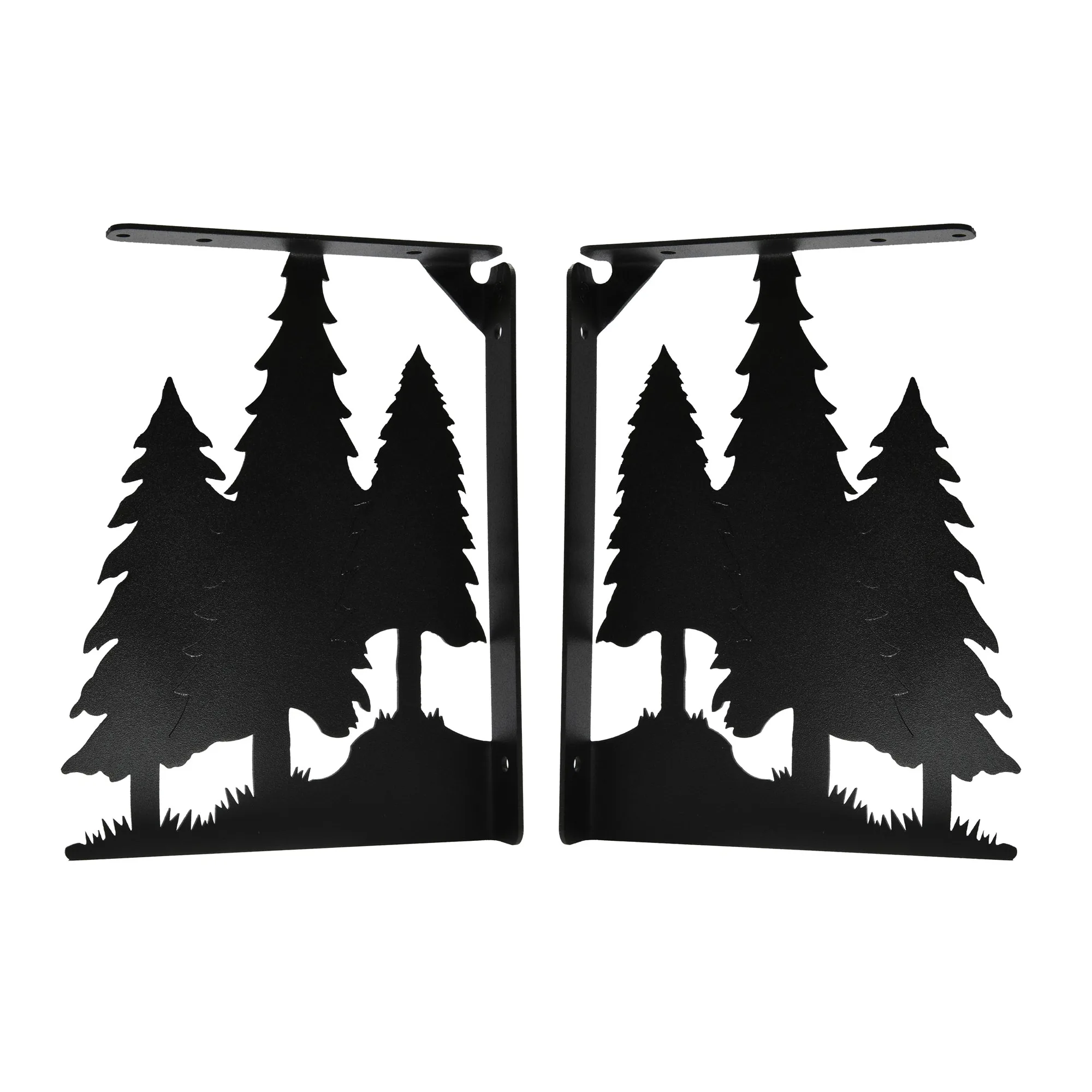 Soportes de estantería de 3 pinos (set de 2)