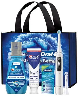 Oral-B + Crest iO OrthoEssentials Rechargeable Electric Toothbrush System