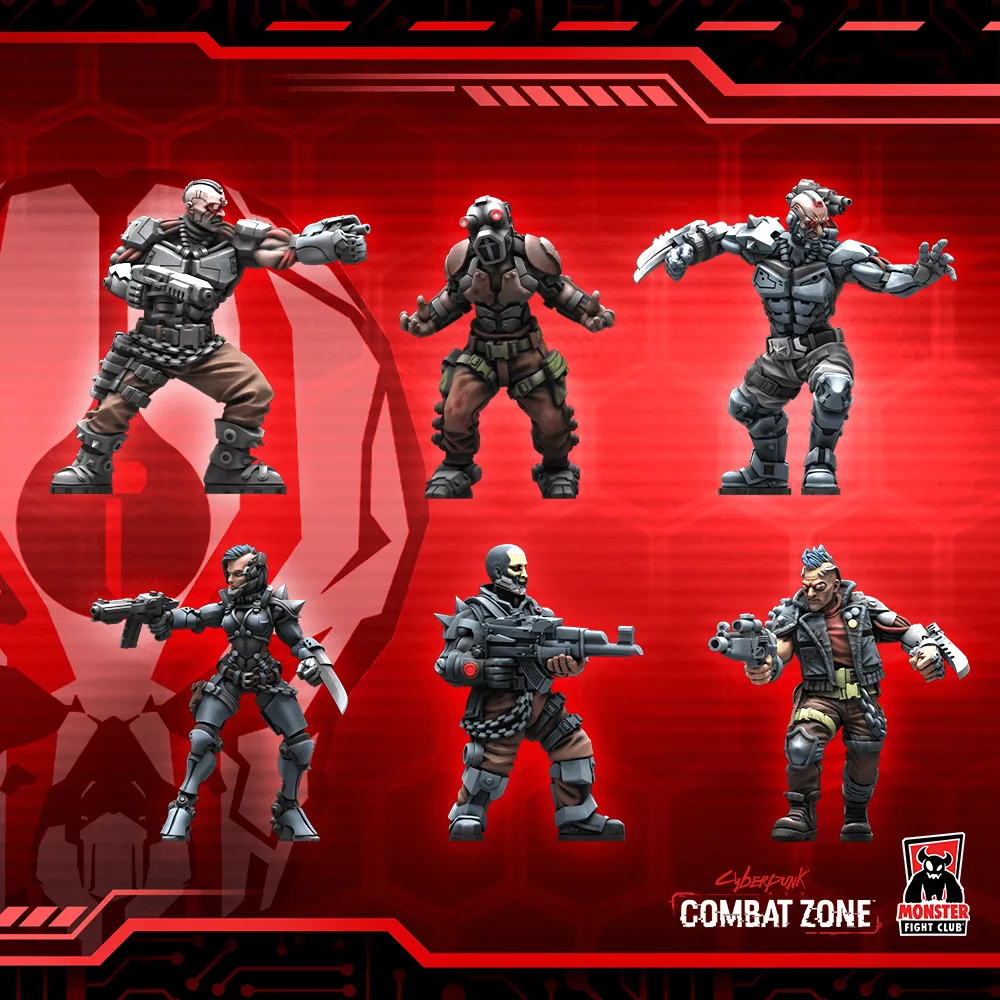 Combat Zone Starter Gang StandUpz: What's Inside