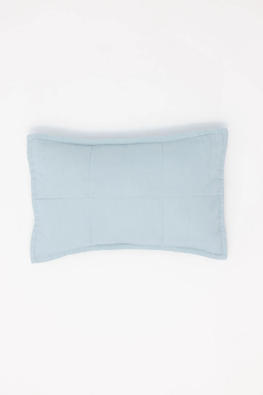 Dove - Linen Quilted Sham & Pillow