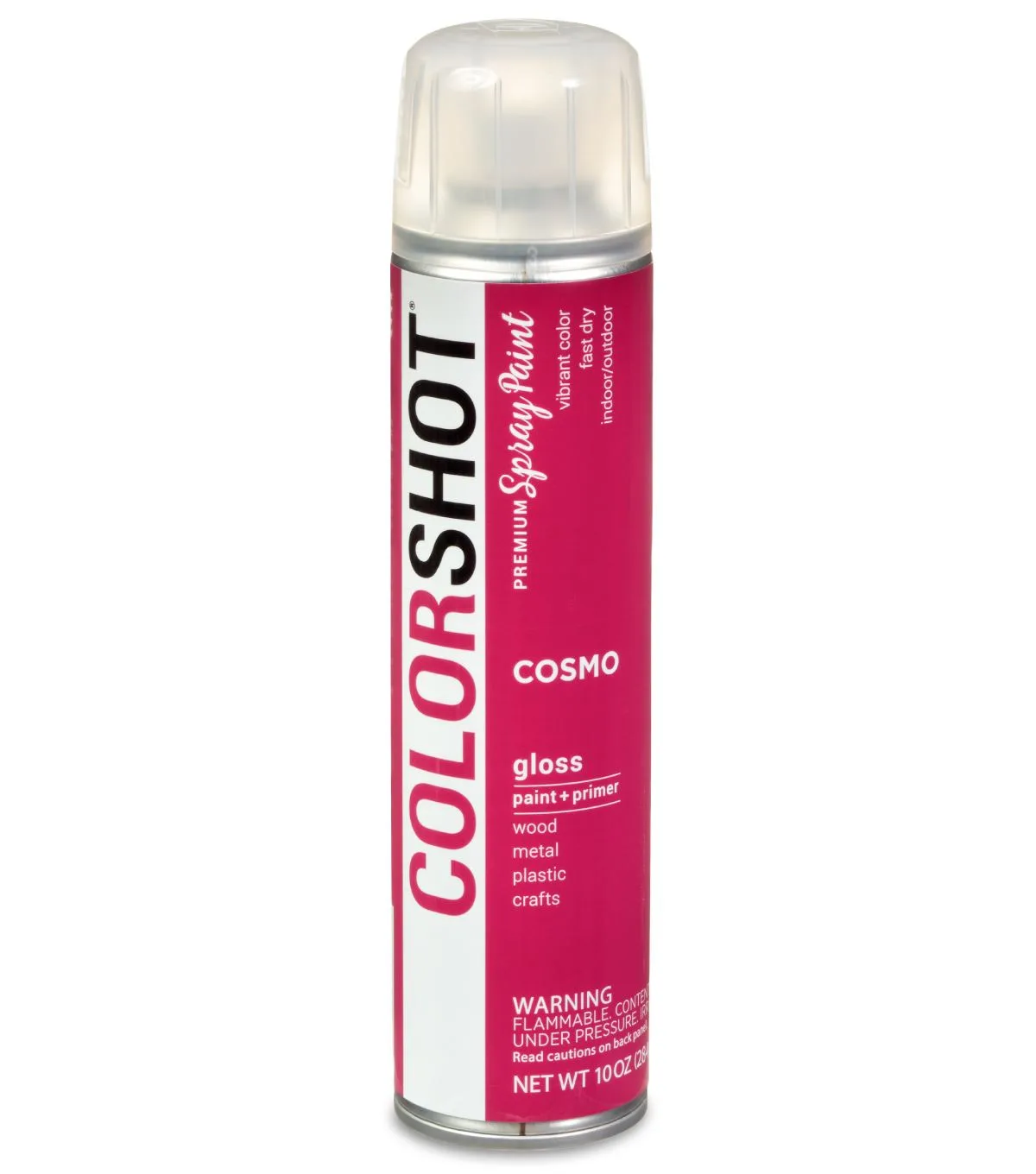 COLORSHOT Gloss Spray Paint Cosmo (Dark Pink) 10 oz.