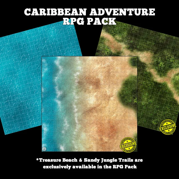 Caribbean Adventure RPG Pack Contents