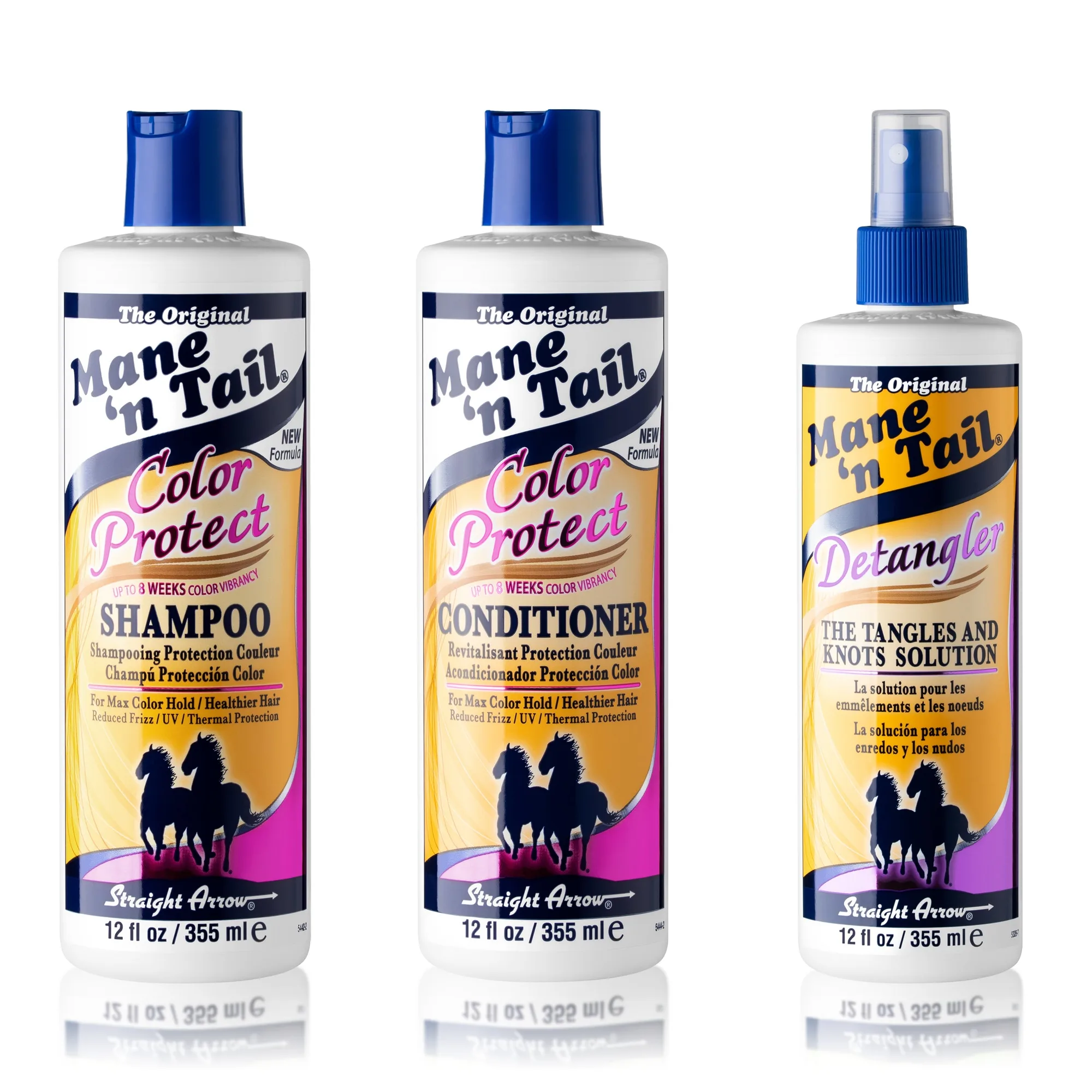 Ensemble Shampoing et Après-shampoing Protecteur de Couleur avec Démêlant (Lot de 3)