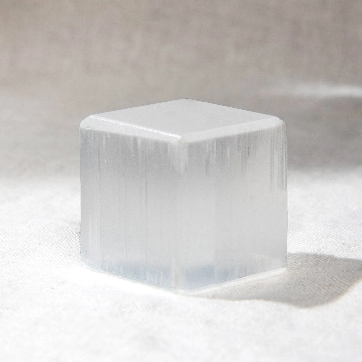 SELENITE CUBE