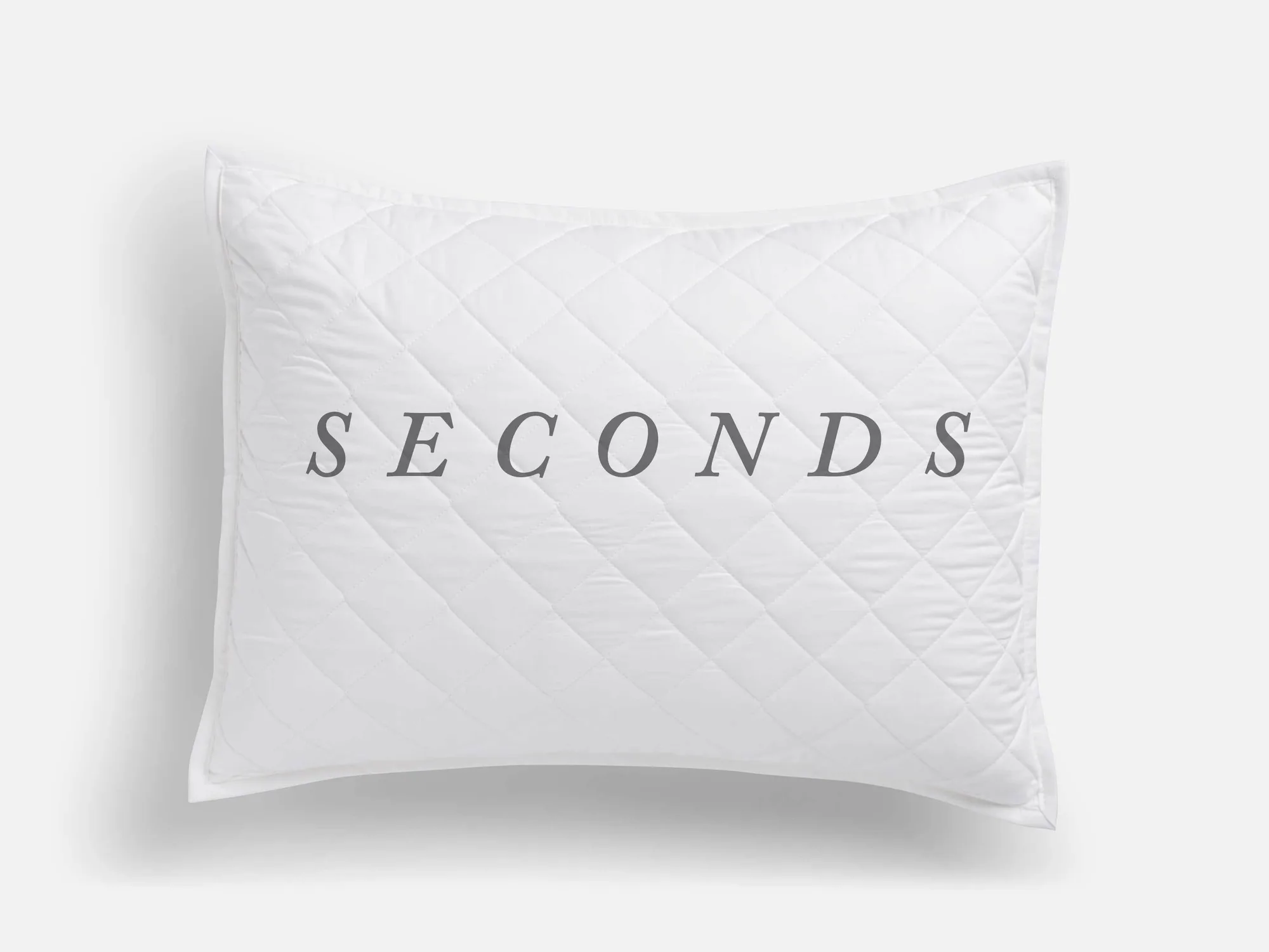ผ้าคลุมหมอนมาตรฐานแบบควิลท์ Seconds Basic