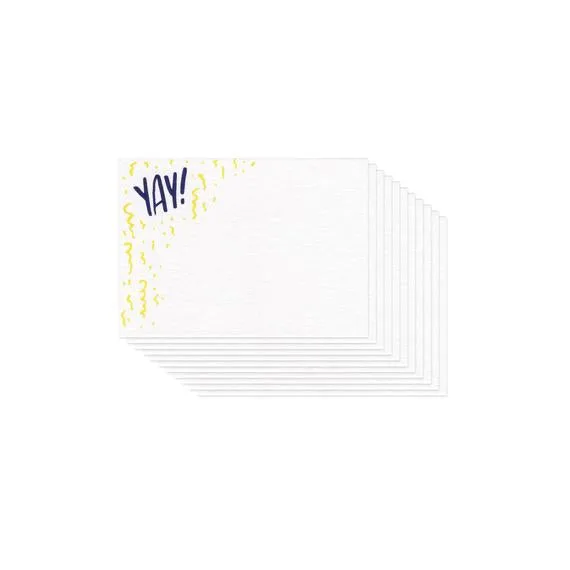 Yay! Confetti Mini Cards Set of 10