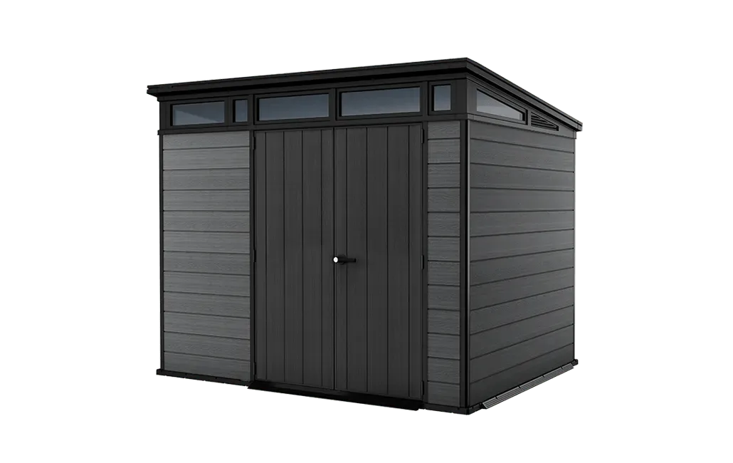 Cortina 9x7 Storage Shed - Graphite