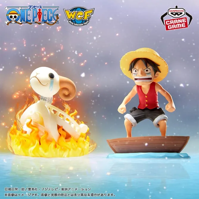 Banpresto - ONE PIECE - Monkey D. Luffy & Going Merry World Collectible Figur