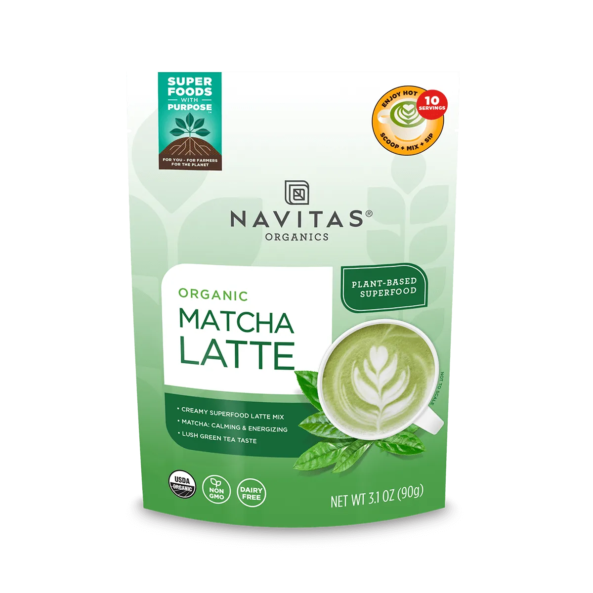 Latte au matcha