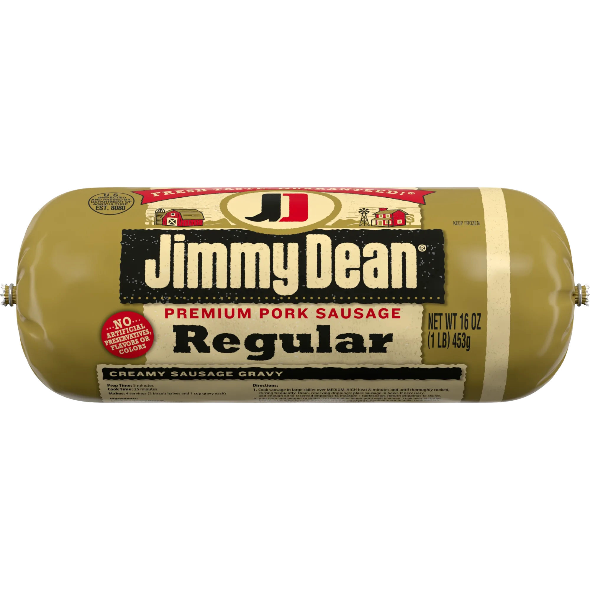 Regular Premium Pork Sausage