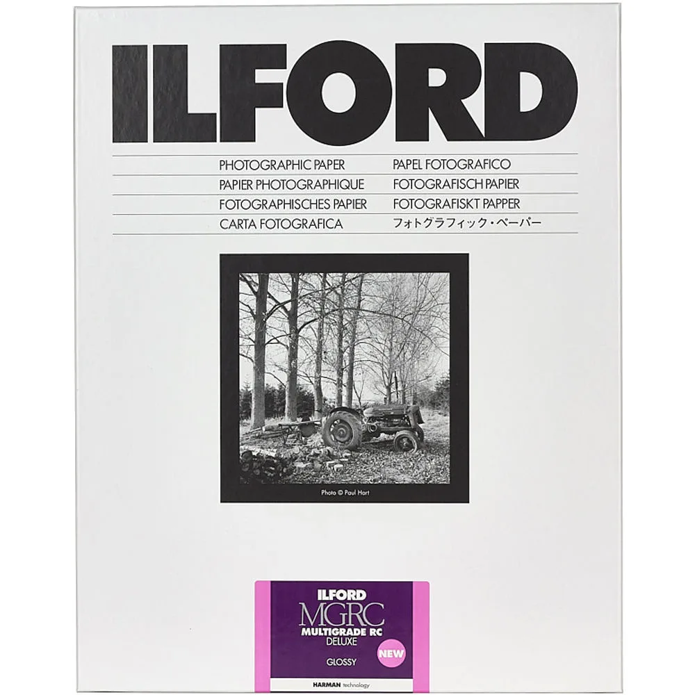 Ilford Multigrade RC Deluxe Glossy 4 x 5in 25 Sheets