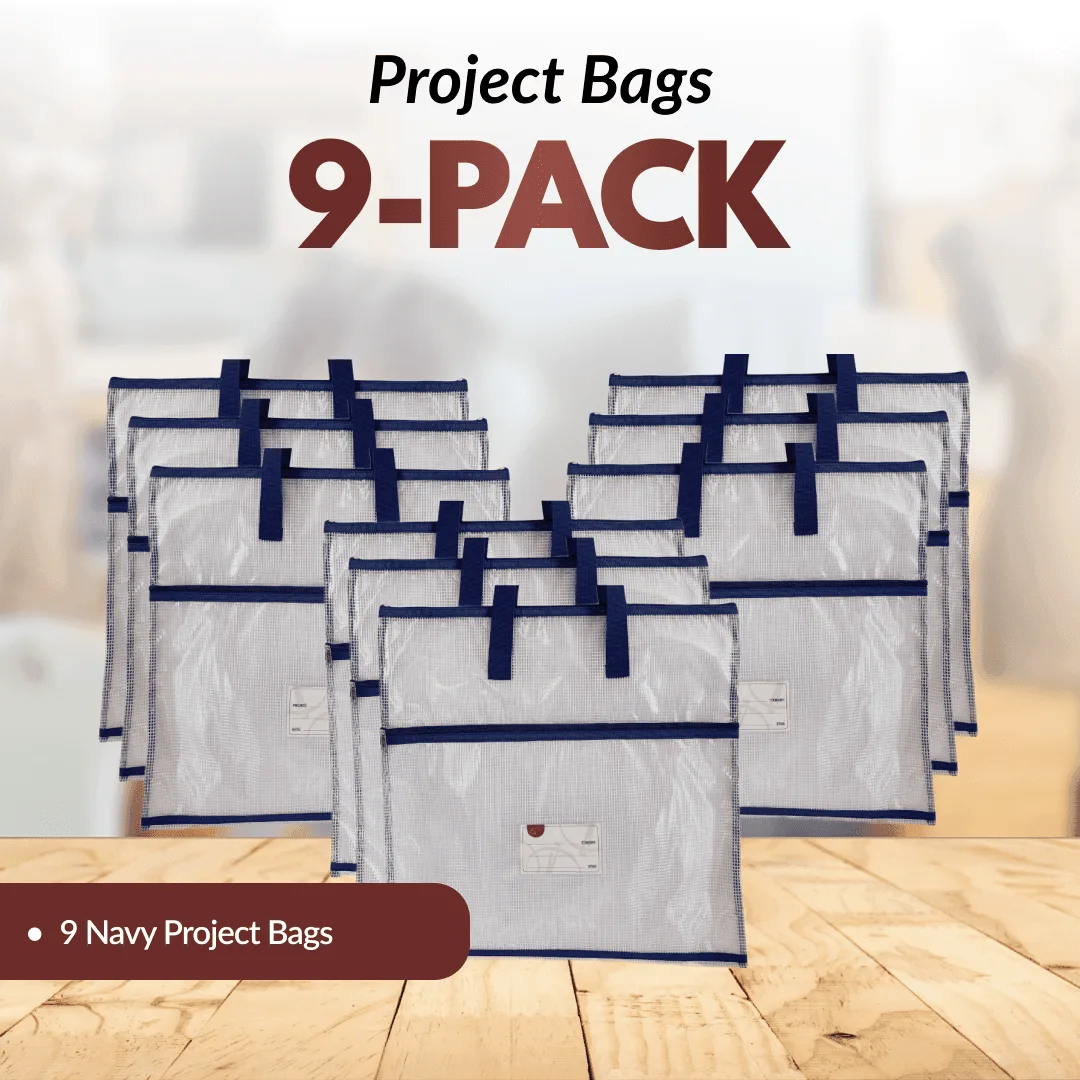 Project Bag 9-Pack - Navy Blue