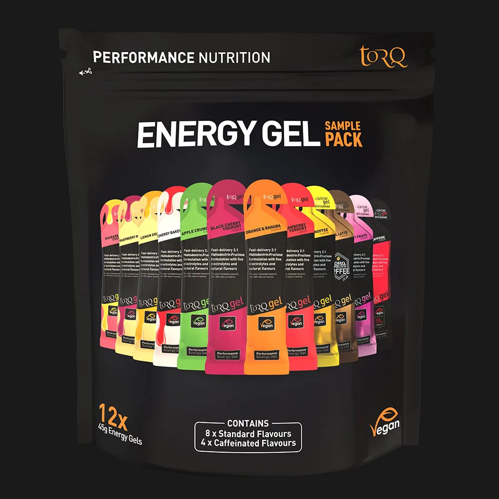 TORQ 12 Energy Gel Sample Pack