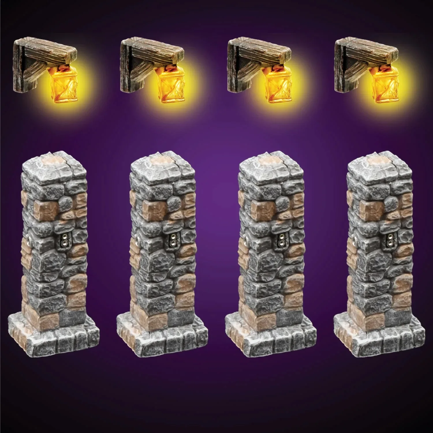 LED Lantern Posts (Unpainted)
