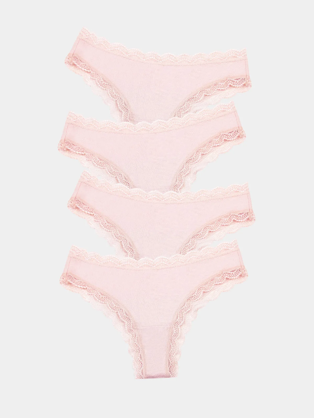 Brazilian Brief Four Pack - Pink-a-Boo