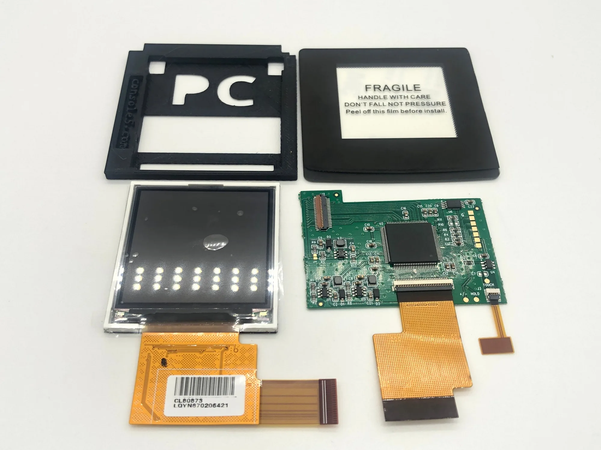 NGPC Backlit LCD Mod Install Service
