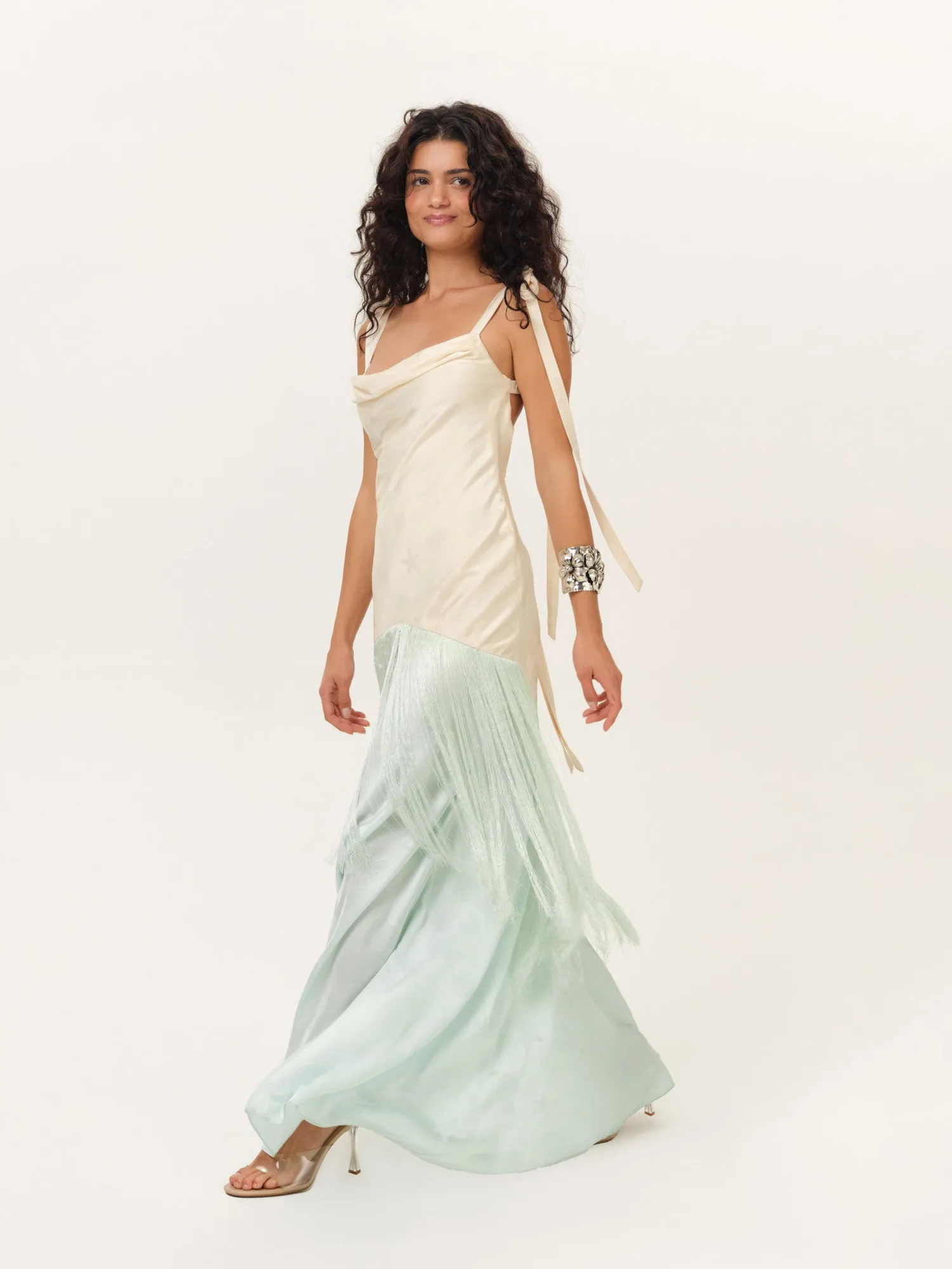 Andrea Maxi Dress — Peach Mint