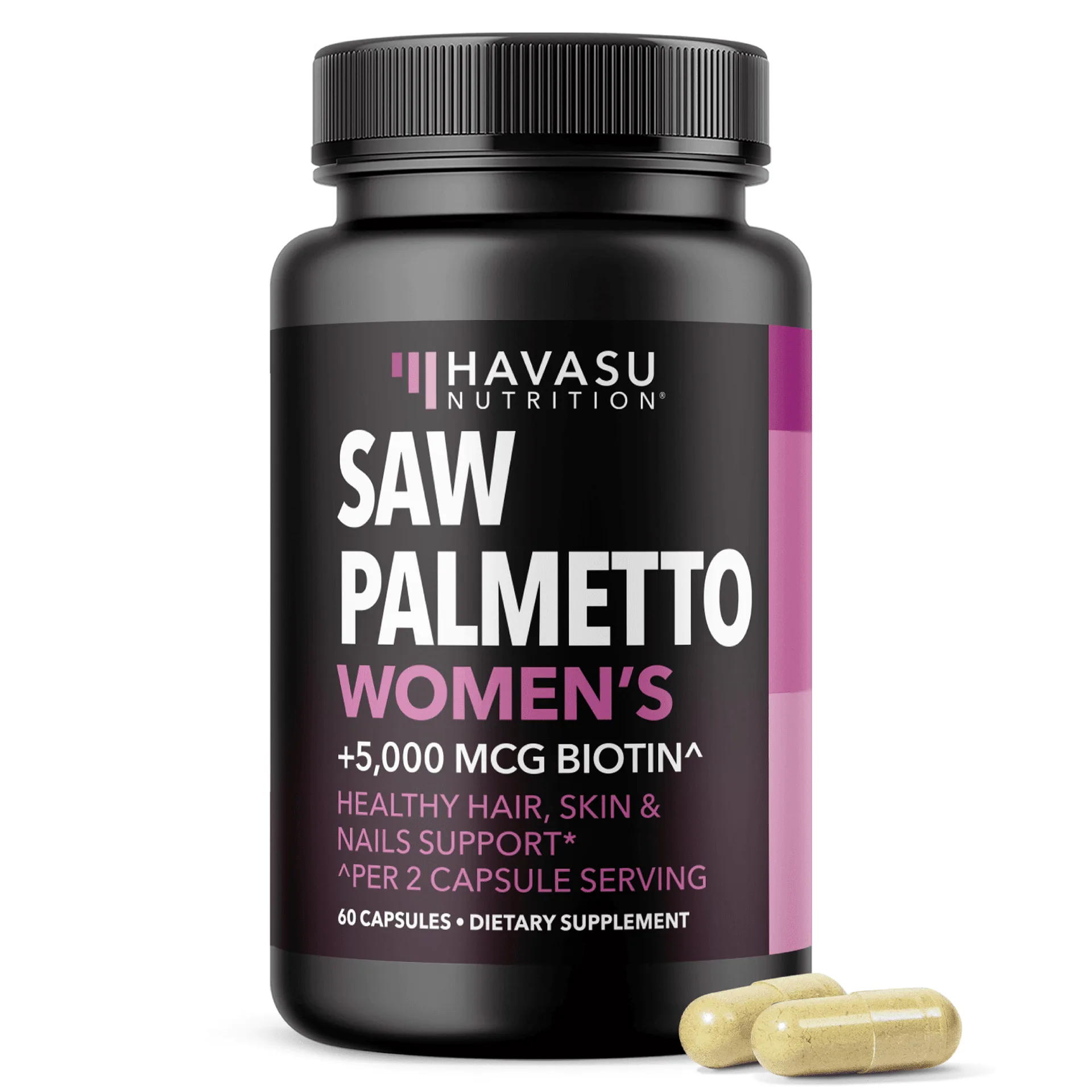 Saw Palmetto for Women with Biotin, 60 ct